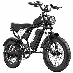 Ridstar Vélo Électrique YVY Q20 - Moteur 1000W - Batterie Amovible 48V 20Ah - Autonomie 90km - Roue 20’’Gros Pneu