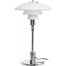 ICONIK INTERIOR Lampe de Table - Lampe de Salon - Liam Acier