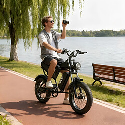 Ridstar Vélo Électrique YVY Q20 - Moteur 1000W - Batterie Amovible 48V 20Ah - Autonomie 90km - Roue 20’’Gros Pneu