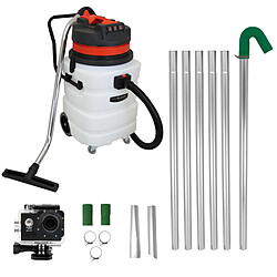 Monstershop MAXBLAST Lot de Aspirateur Industriel 90 L, Perche Pour Gouttières & Caméra d'Inspection