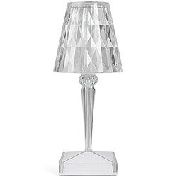 ICONIK INTERIOR Lampe de Table Portable Transparent - Rechargeable USB - Design Moderne - Loreen Transparent