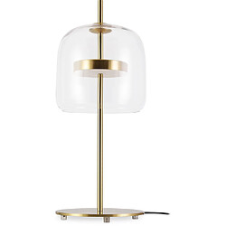 ICONIK INTERIOR Lampe de Table - Lampe de Salon LED Design - Jude Transparent