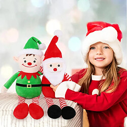 Arzopa Peluche Interactif lutins de Noël en avec sons et chansons répétitifs pas cher