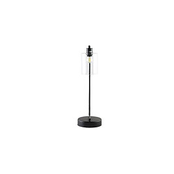ICONIK INTERIOR Lampe de Table - Lampe de Bureau Design Tube - Giulio Noir