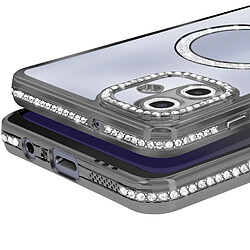 Avis Avizar Coque pour Galaxy A07 Compatible MagSafe avec Contour Strassé Noir