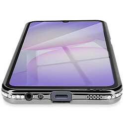 Acheter Avizar Coque pour Galaxy A07 Compatible MagSafe avec Contour Strassé Noir