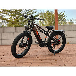 Vélo électrique LANKELEISI MG800 MAX - Double moteur 2000W - samsung batterie 48V 20Ah pneus 20"*4.0 et freins hydrauliques VTT pas cher