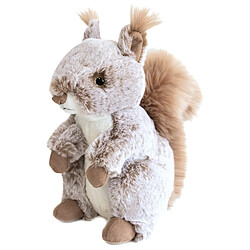 Linnea Peluche écureuil 25 cm polyester collection DANS LA CAMPAGNE beige