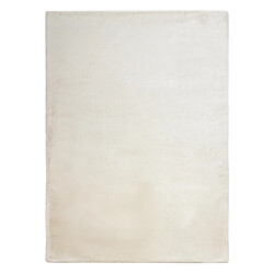 RUGSX Tapis BUNNY ivoire IMITATION DE FOURRURE DE LAPIN 120x170 cm