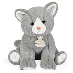 Linnea Peluche chat 18 cm polyester collection LUCKY gris