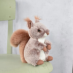 Linnea Peluche écureuil 25 cm polyester collection DANS LA CAMPAGNE beige