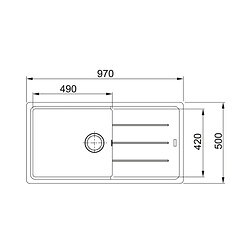 Avis Pack évier + mitigeur noir/chrome - 394054 - Basis-basic - FRANKE