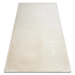 RUGSX Tapis BUNNY ivoire IMITATION DE FOURRURE DE LAPIN 120x170 cm