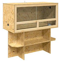 vidaXL Terrarium Marron 100 x 50 x 100 cm OSB