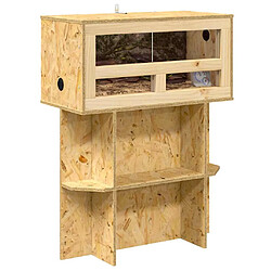 Avis vidaXL Terrarium Marron 60 x 30 x 80 cm OSB