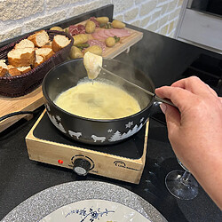 Acheter Service à fondue 8 personnes bois - 8966 - Little Fondue Meuuuh - LITTLE BALANCE