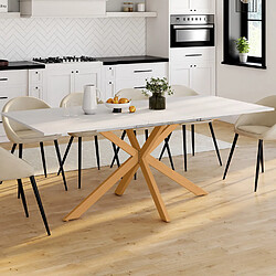 Idmarket Table à manger extensible rect