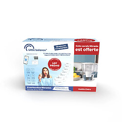 Carafe filtrante + lot de 6 cartouches filtrantes - 8634 - LITTLE BALANCE