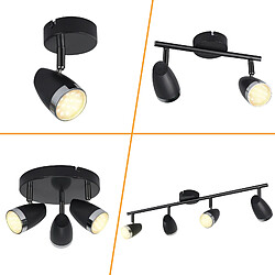 ZMH Spot De Plafond Orientable 1 2 3 4 Flammes - Lampe De Salon Moderne Et Élégante