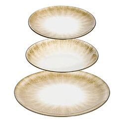 Secret De Gourmet Service de Table 12 Pièces Sophie 26cm Marron