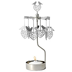 Pluto tourtereaux bougie rotative