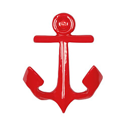 Batela Porte-serviette mural ancre - Rouge