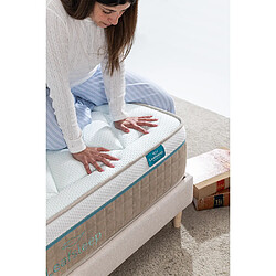 Leafsleep Matelas Nature Prime Viscogel — Gel viscoélastique thermorégulateur, tissu Tencel™. pas cher