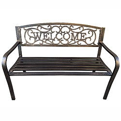 Akord Banc de jardin Iris - Marron