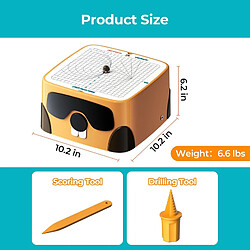 ACMER Machine à découper le papier BEAVERBOT Kids Cardboard Cutter DIY Tool pas cher