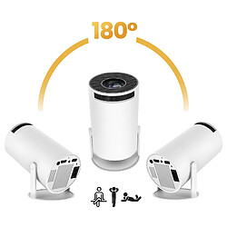 Acheter Avizar Vidéoprojecteur Android 11 avec WiFi et Bluetooth Home Cinema Orientable 180° Blanc