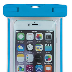 Wantalis Pochette Étanche IPX8 pour Smartphone Immersion 10 mètres Bleu