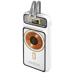 MAXEXCELL Powerbank MagSafe 10000mAh Blanc
