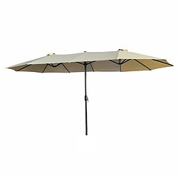 Akord Parasol de jardin déporté - Beige