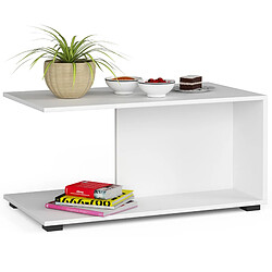 Akord Table basse rectangulaire - Blanc