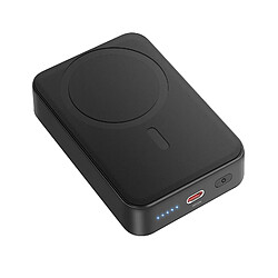 Max excell Powerbank MagSafe 10000mAh Ports USB-C 20W avec Béquille Support Noir