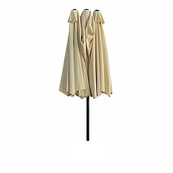 Akord Parasol de jardin déporté - Beige