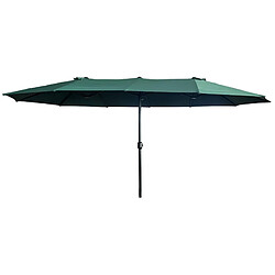 Akord Parasol de jardin rectangulaire - Vert foncé