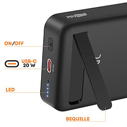 Acheter Max excell Powerbank MagSafe 10000mAh Ports USB-C 20W avec Béquille Support Noir