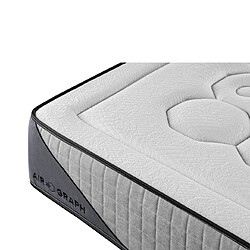 Mercado do Colchão Matelas Air Graph en mousse, thermorégulateur au graphène, antibactérien et anti-acariens. pas cher