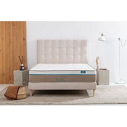 Avis Matelas Leafsleep Nature Spring Visco - ressorts ensachés, mousse à mémoire et tissu Tencel.