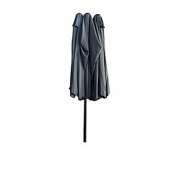 Akord Parasol de jardin déporté - Gris foncé