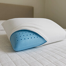 Indream Oreiller Fresh viscoélastique souple 60x40x12 cm. pas cher