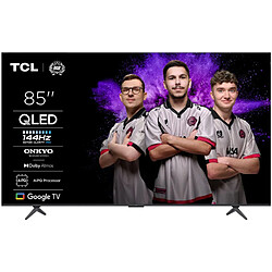 TV QLED Tcl 85P89K 215 cm 4K UHD Aluminium brossé