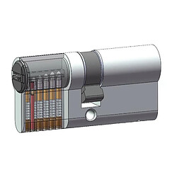 Acheter Yale Cylindre de serrure à bouton - Gris nickelé