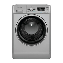 Lave-linge hublot WHIRLPOOL FFBP10489SBSVFR - 10 kg - Induction - L60cm - 1400 trs/min - Silver