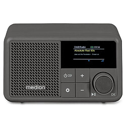 Mini Radio - MEDION - DAB/FM - Mono 2W RMS - Gris