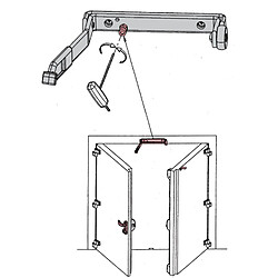 Sélecteur de fermeture noir HERACLES F 8535 NR