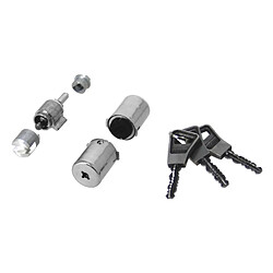 Bricard cylindre de serrure - Chrome