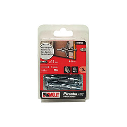 Molly Cheville métallique à expansion pour mur creux - 6 x 50 mm