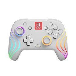 Manette de jeu - PDP - Afterglow Wave - Éclairage RVB - 2100 mAh - Nintendo Switch